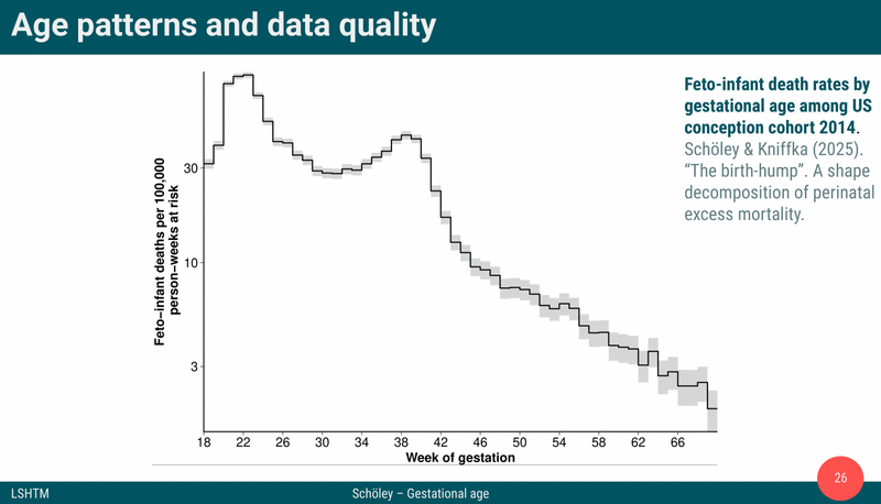 Teaser image for Gestational age patterns of feto-infant mortality